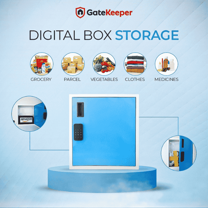 Smart Parcel Box with Camera | Parcel Box with Camera Price
